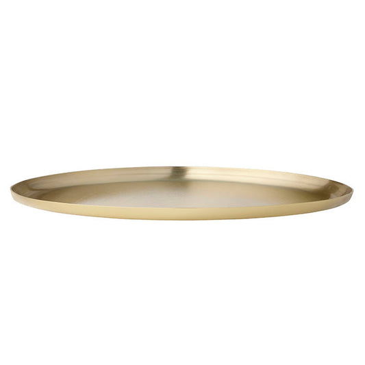 Decorative tray golden 40 cm