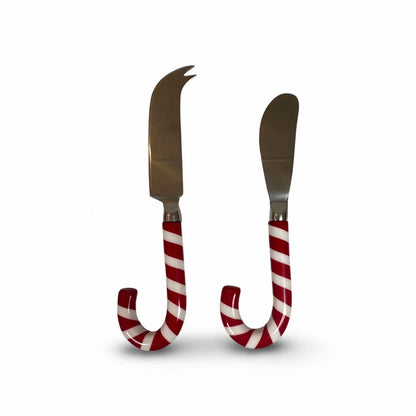 Ostebestikk Stripe Red S/2