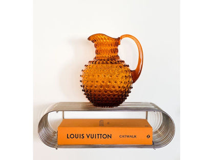 Hobnail carafe 2L Amber