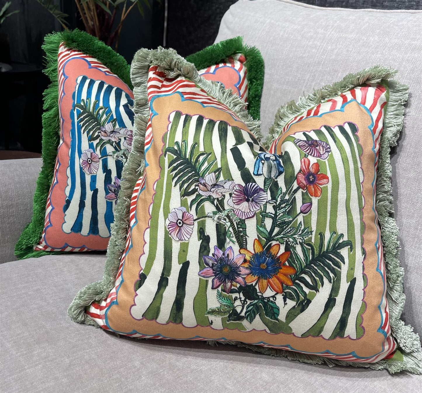 Putetrekk Ioli pink 45x45 cm