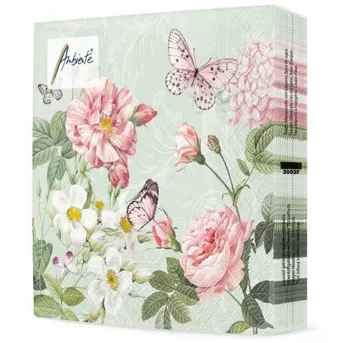 Napkin lunch Amelia green