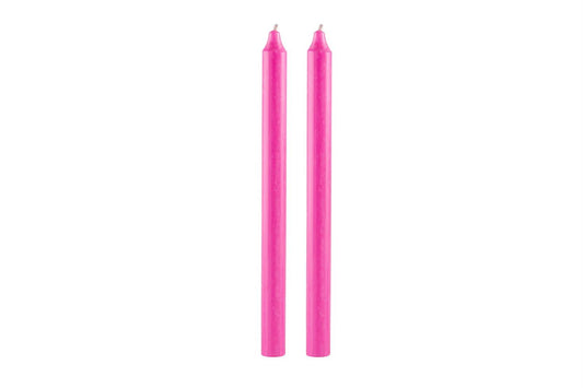Taper Candle Hot Pink 29 cm