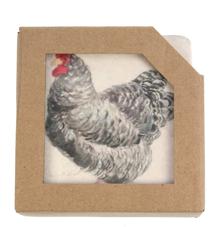 Coaster Chicken and Rooster S/4
