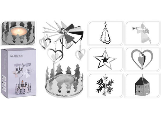 Englespill sølv telysholder