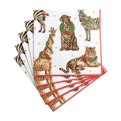 Serviett kaffe Wild Christmas