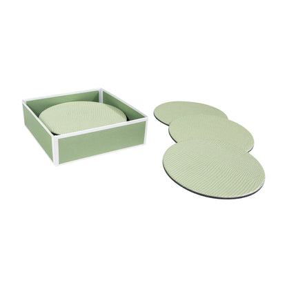 Coaster Lizard Moss green 8 stk