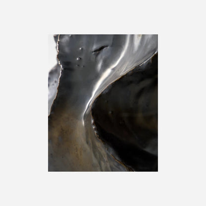 Vase Waves Antique metallic