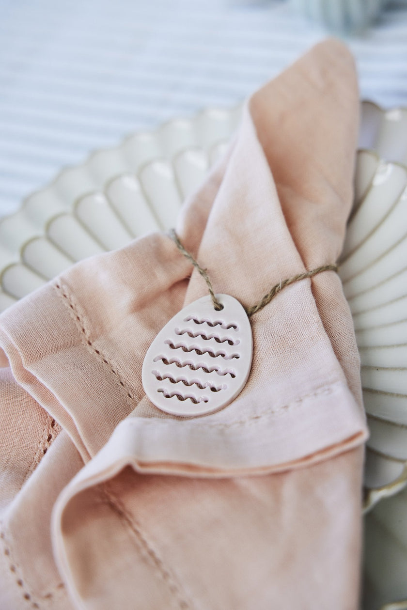 Serviett Angela lys rosa 45x45 cm