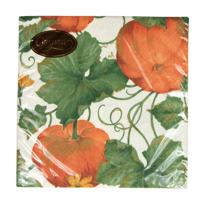 Serviett lunch Heirloom Pumpkins Ivory & Orange