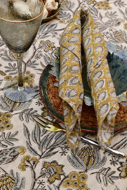 Tablecloth Parrot Blue 150x230 cm