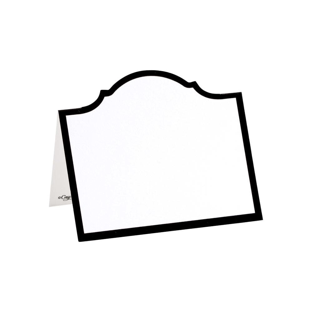 Bordkort Arch svart ramme 8 stk