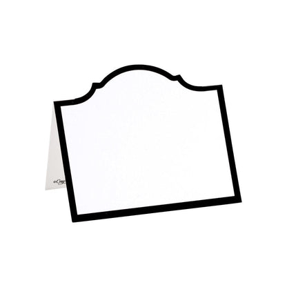 Bordkort Arch svart ramme 8 stk