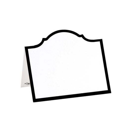Bordkort Arch svart ramme 8 stk