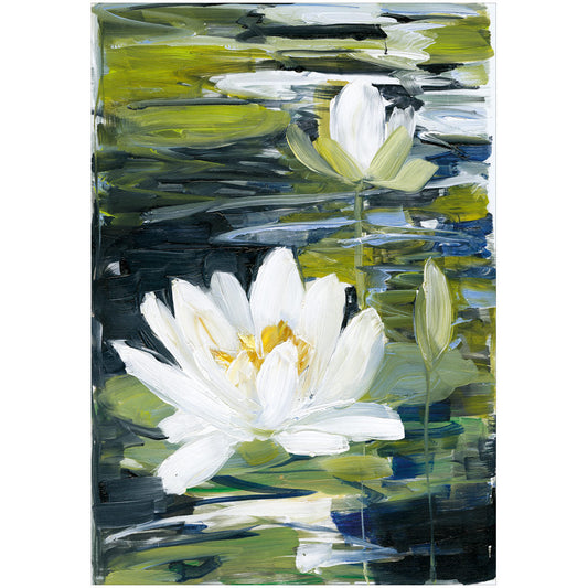 Card with envelope Water Lilies