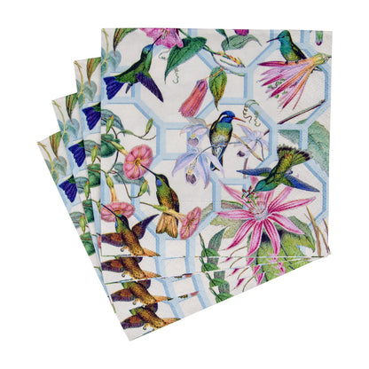 Napkin lunch Hummingbird trellis