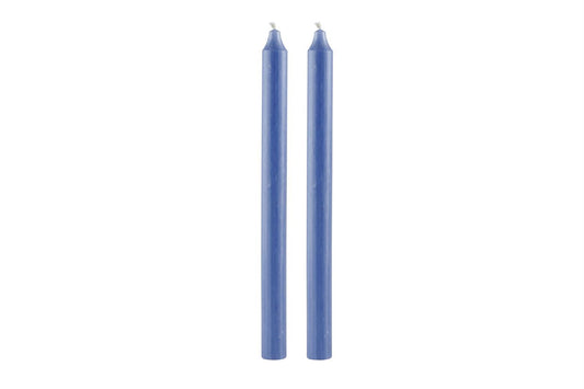 Taper candle lavender blue 29 cm