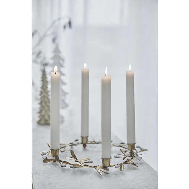 Missia Advent Candelabra silver 33 cm