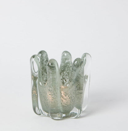 Telysholder Helix moss green 14 cm