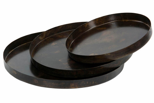 Tray Tulsa antique brown 30 cm