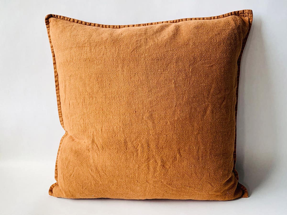 Cushion cover cognac 50x50 cm