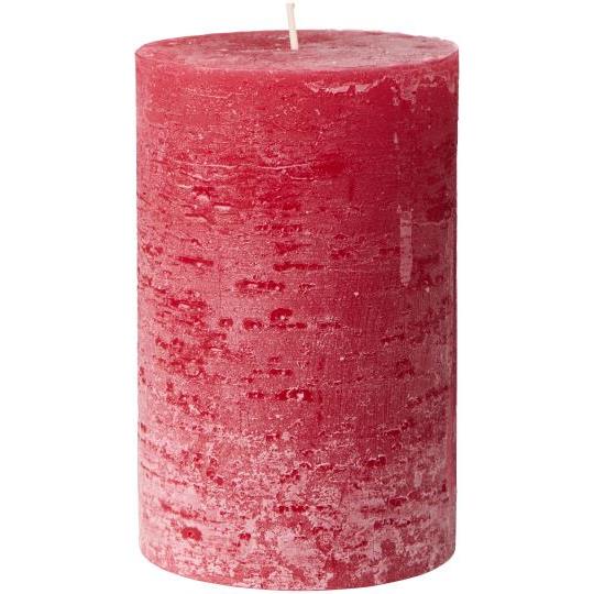 Pillar candle red 10x15 cm