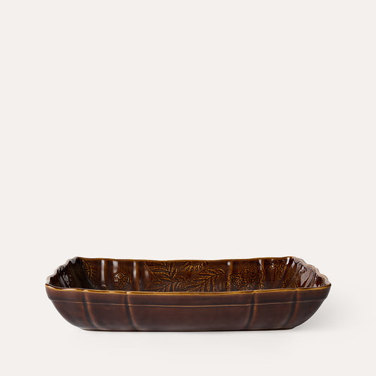 Ildfast form 35x23 cm Coffee