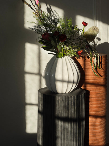 Pedestal Rillo gray 78 cm