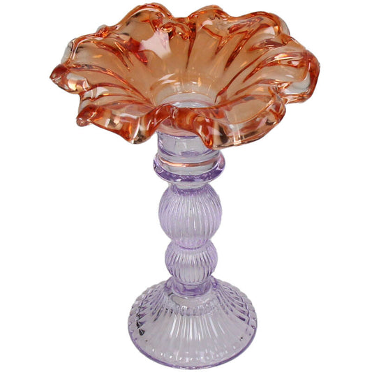 Lysestake glass 19 cm