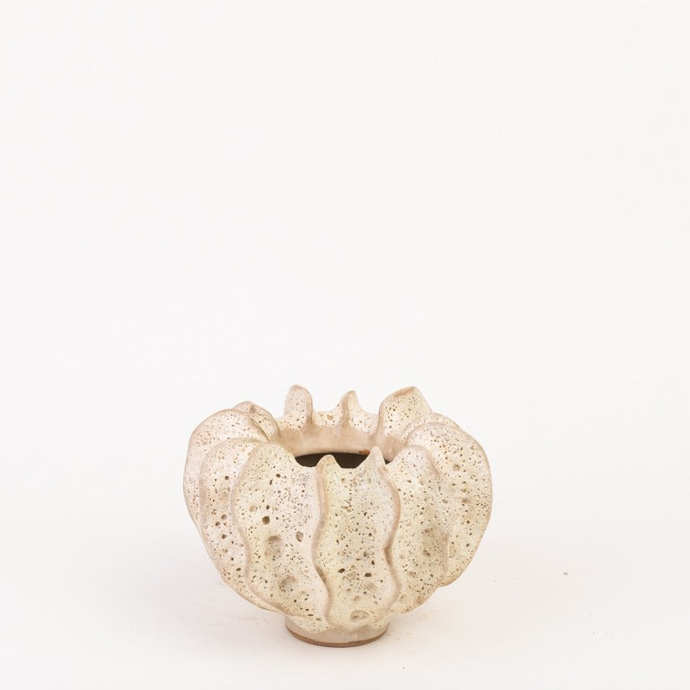 Vase Moss white 16x20 cm