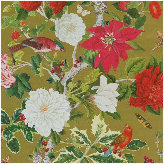 Gift Wrap Chinoiserie Gold 2.4 meters