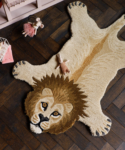 Moody Lion Rug small