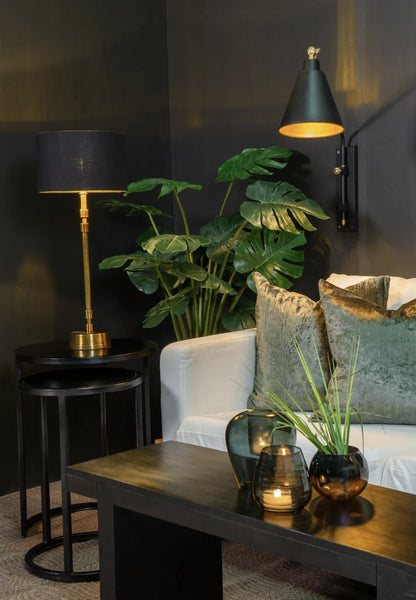 Sidebord m/kant Sort Pepper S/2