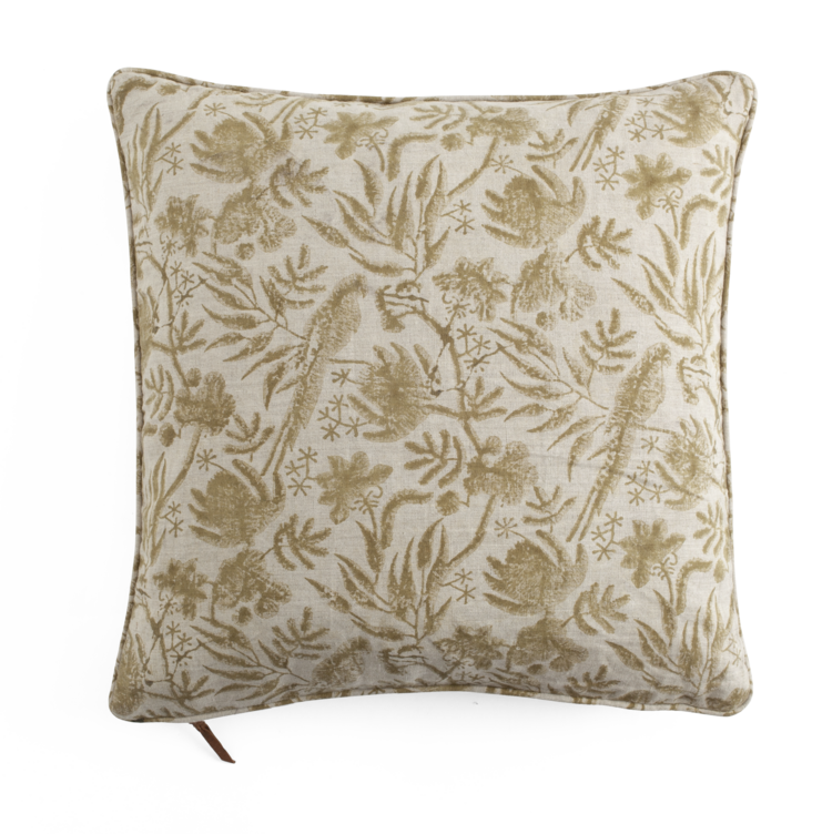 Putetrekk Parrot Ochre 50x50 cm