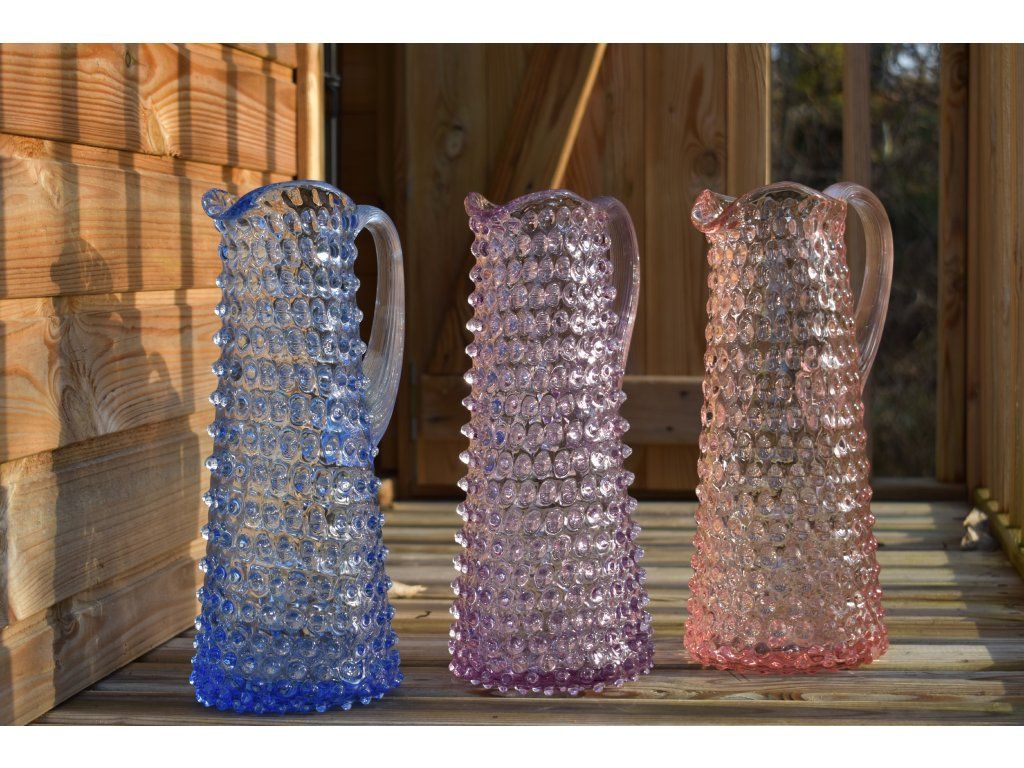 Hobnail Carafe 1L Rosaline