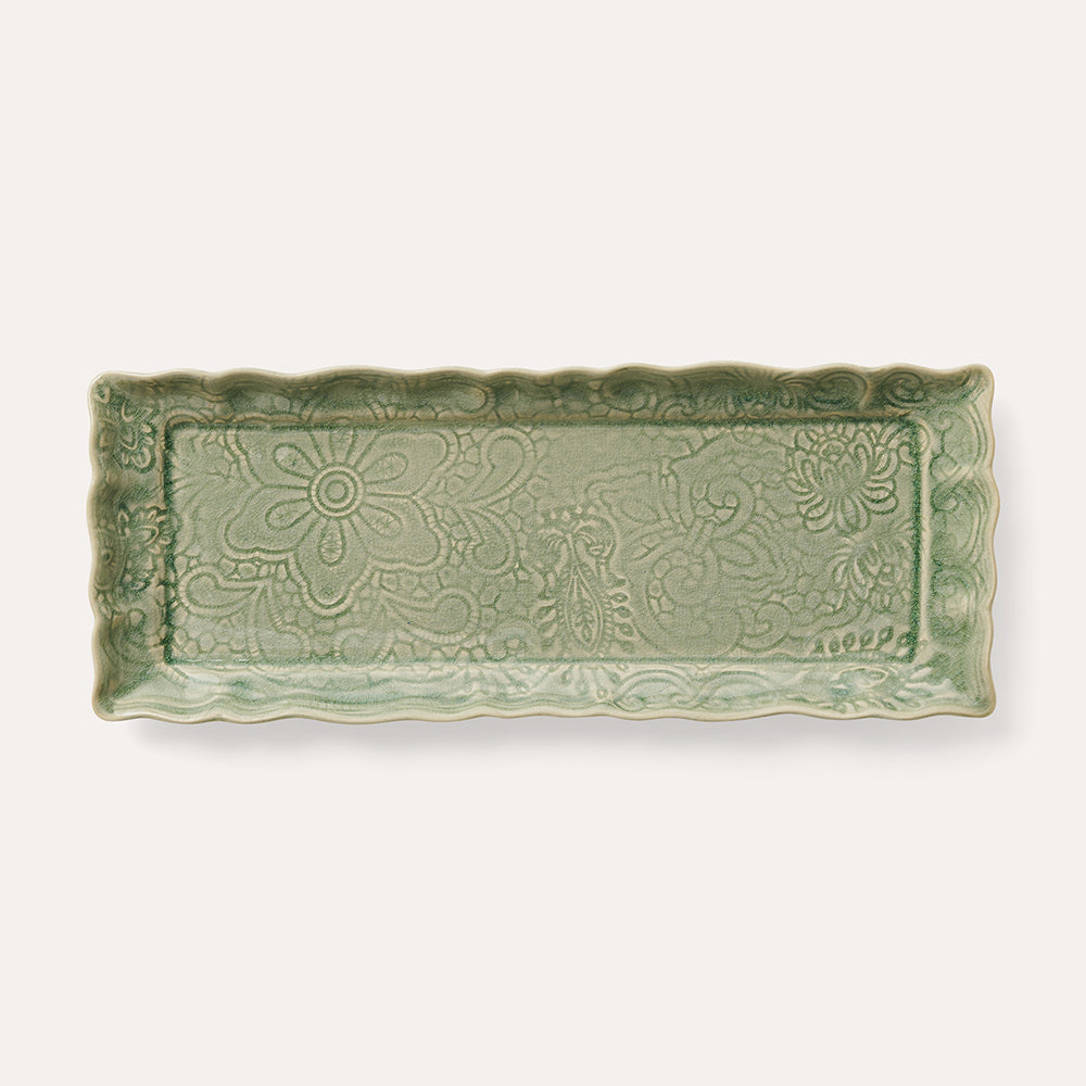 Serveringsfat 33x13 cm Antique