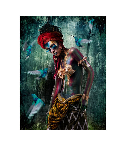 Plexiglass print Hummingbird 80x120 cm