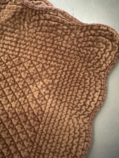Spisebrikke velour Chocolate 35x50 cm
