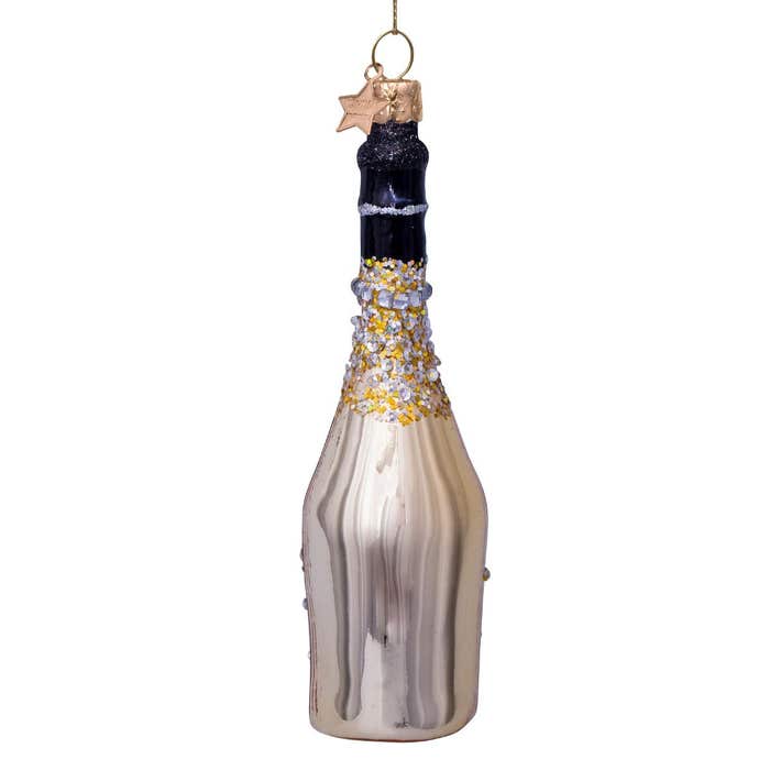 Christmas tree ornament Champagne bottle 16 cm