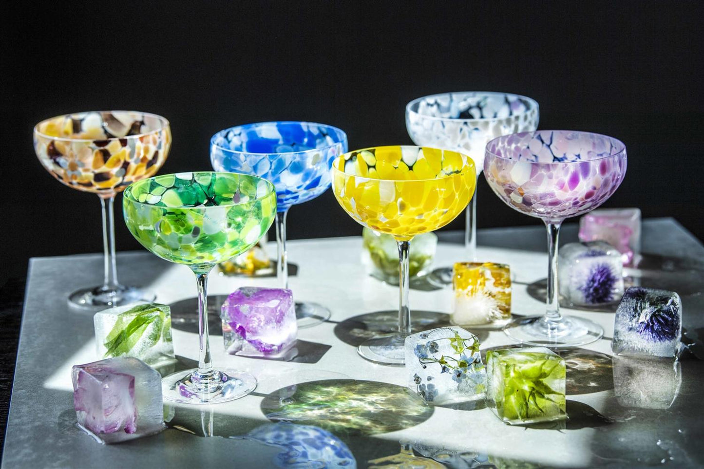 Swirl Champagneglass gul 22 cl