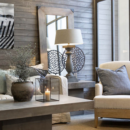 Dekorasjon Flavio svart 65 cm