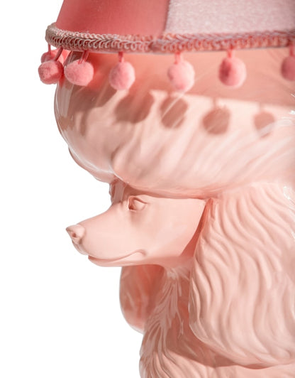 Table lamp pink poodle 74 cm