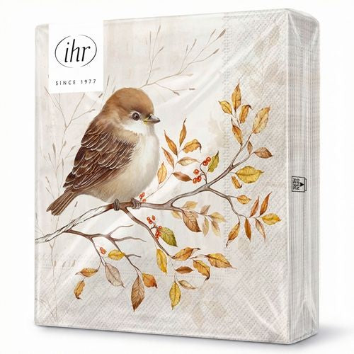Serviett lunch Autumn Melody cream