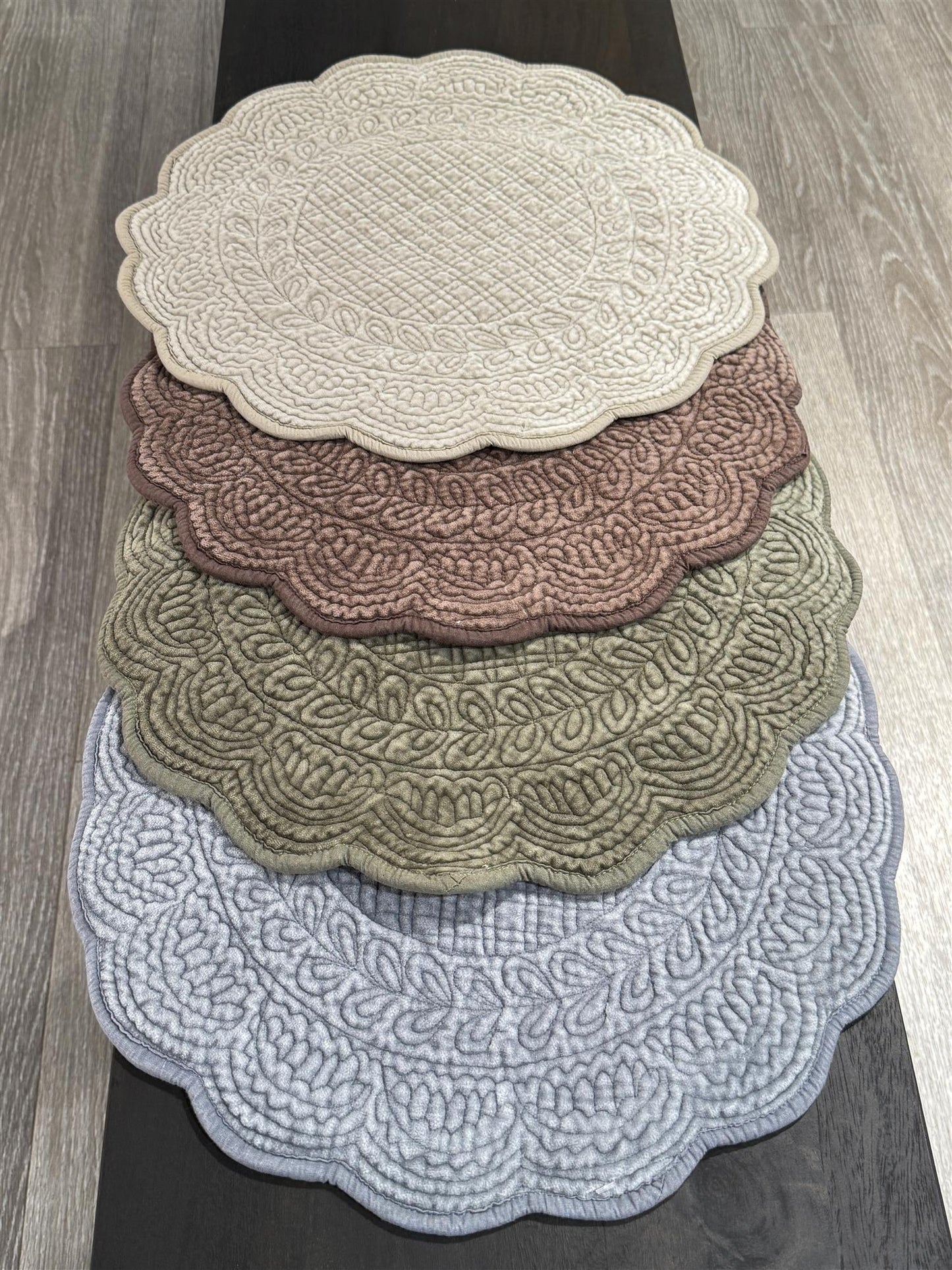 Spisebrikke Palazzo rund Acier