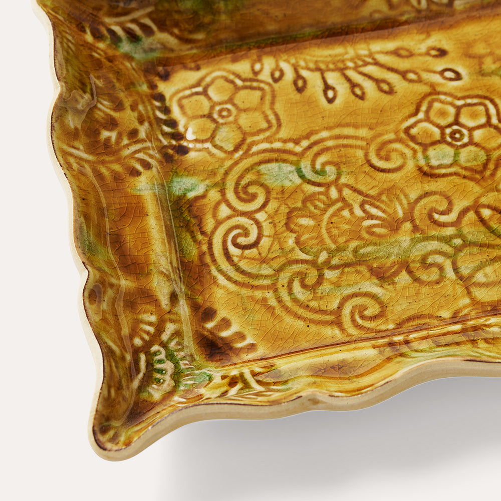 Plate 19x13 cm Pineapple