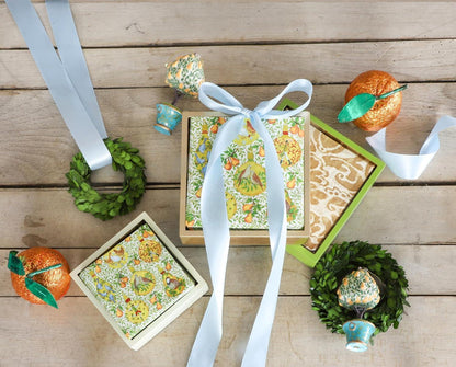 Serviettholder gull lunsj