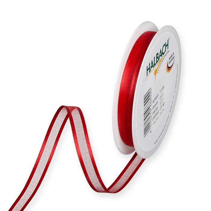 Dekorbånd Rød 10 mm