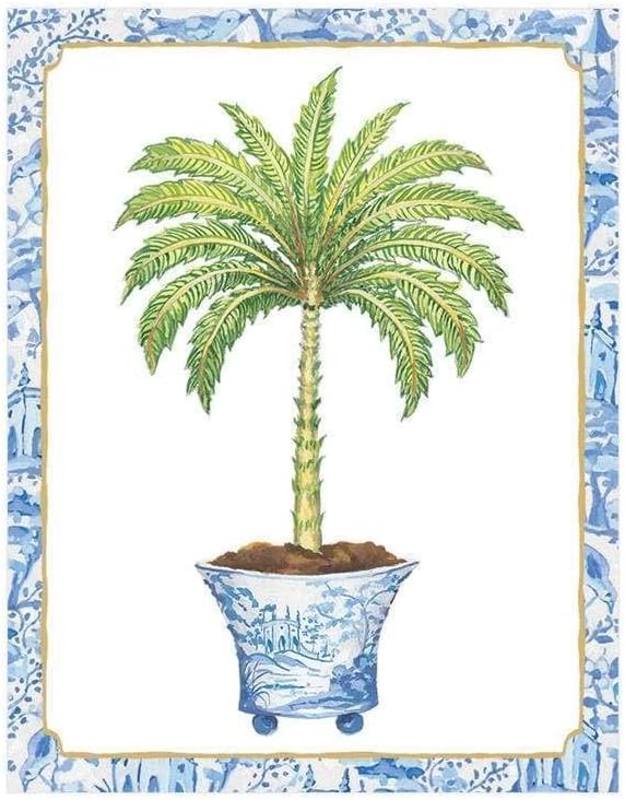 Lite kort Potted Palms 4 stk