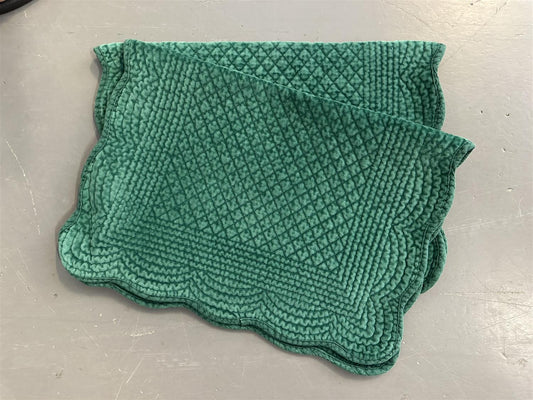 Spisebrikke velour Bright Green 35x50 cm