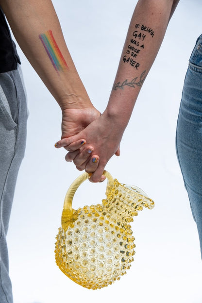 Hobnail Karaffel 2L Citrine