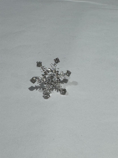 Silver Snowflake Light Decoration